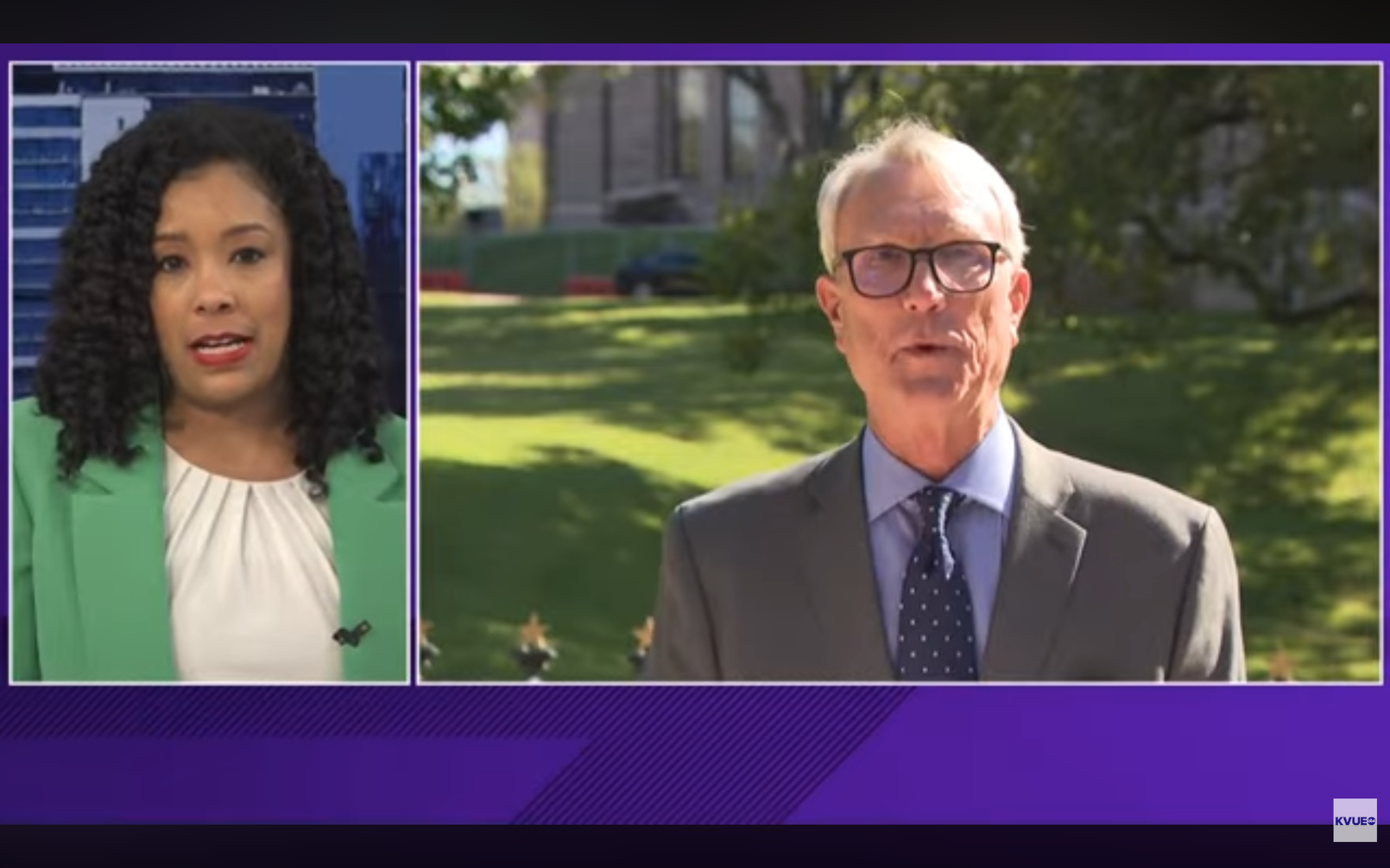 KVUE interview screenshot